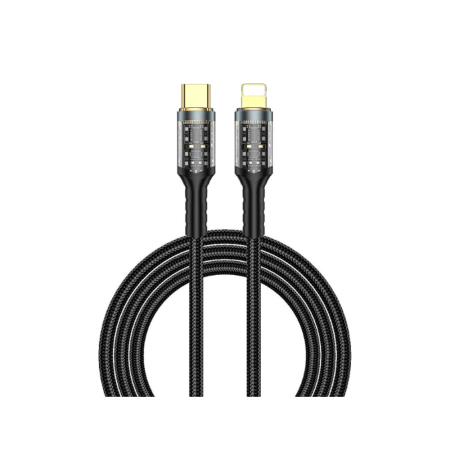 Wiwu кабель Type-C/Lightning Geek 30W 1.2м (черный)