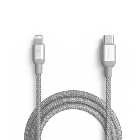 Adam Elements кабель Type-C/Lightning PeAk II C120B (серебристый) ACBADCL120BSL