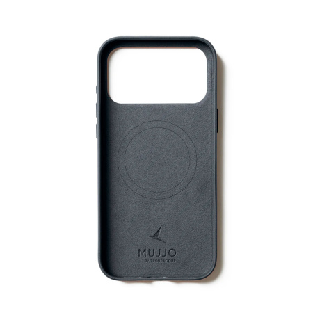 Mujjo чехол для iPhone 17 Pro Max Full Leather Case MagSafe (темно-синий) MUJJO-CL-063-BS