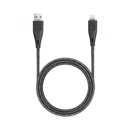 EnergEA кабель USB A/Lightning Bazic GoCharge C89 MFI 1.2м (черный) CBL-GCAL-BLK120