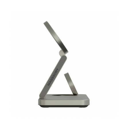 Magssory БЗУ Yoga 3 в 1 Qi2 (титановый) WCH016t