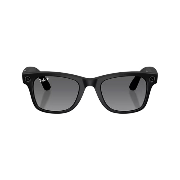 Ray-Ban экшн камера-очки Wayfarer L (Матовая черная оправа/Polar Gradient Graphite) (черн) 601ST353