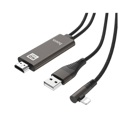 Hoco кабель HDMI/Lightning 2м UA14