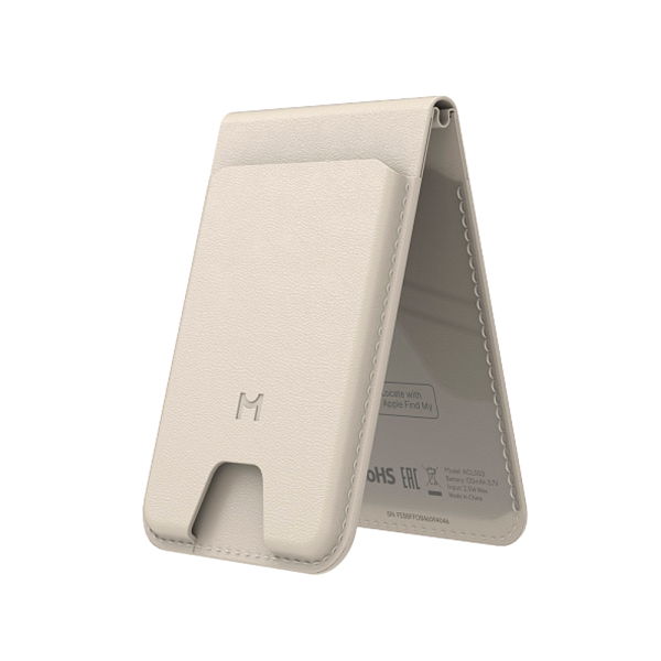 Magssory бумажник-подставка MagSafe Flip Wallet (бежевый) ACL003
