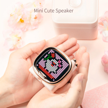 Divoom портативная акустика Ditoo Zooe (розовый)