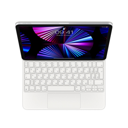 Apple клавиатура с трекпадом для iPad Pro 11" Magic Keyboard Rus (белый) MJQJ3RS/A