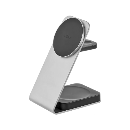 uBear БЗУ Level Ultra Qi2 3 в 1 (серебристый) WL22SL31LV-AW