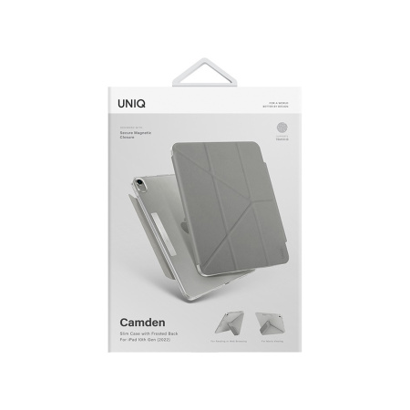 Uniq чехол для iPad 11 (2025) Camden (серый) PDP10G(2022)-CAMGRY