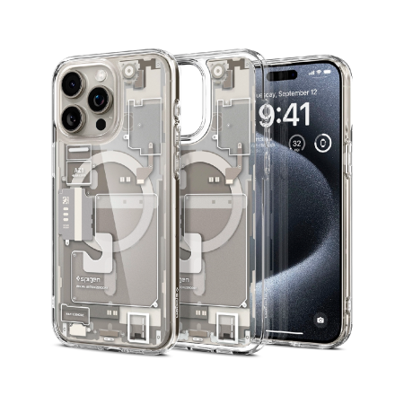 Spigen чехол для iPhone 15 Pro Ultra Hybrid Zero One MagSafe (прозрачный) ACS07216