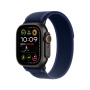 Apple Watch Ultra 2 49mm, черный, Trail Loop M/L синий ремешок