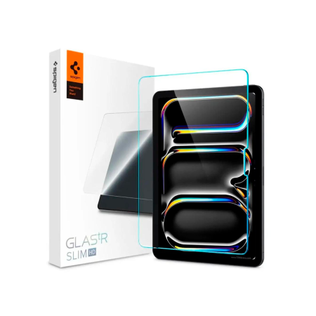Spigen стекло для iPad Pro 13 (2024) Glas.TR Ez Fit AGL07793