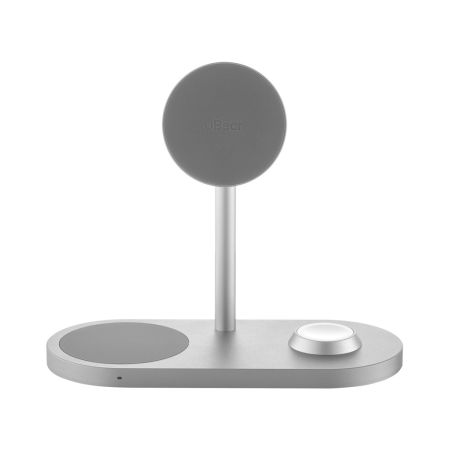 uBear БЗУ Stage 3 в 1 Magnetic (серебристый) WL07SL31-AD
