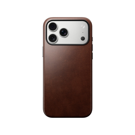 Nomad чехол для iPhone 17 Pro Max Modern Leather Case (Horween) MagSafe (темно-коричневый) NM0118408
