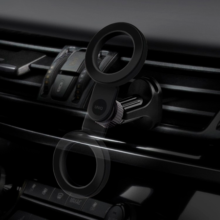Uniq автодержатель Trelix Magnetic Air MagSafe (черный) TRELIX-VENTMOUNT