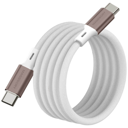 Magssory кабель Type-C/Type-C Link C 60W 1.2м (бежевый) CBL001t