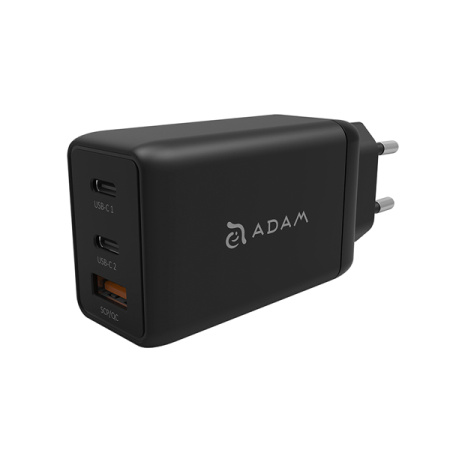 ADAM elements СЗУ OMNIA F6 65W GaN 2x Type-C + USB A (черный) APAADF6EUBK ADAM elements СЗУ OMNIA F6 65W GaN 2x Type-C + USB A (черный) APAADF6EUBK