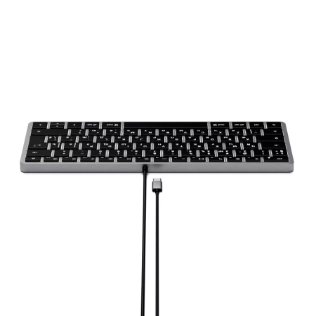 Satechi клавиатура проводная Slim W1 Rus (серый) ST-UCSW1M-RU