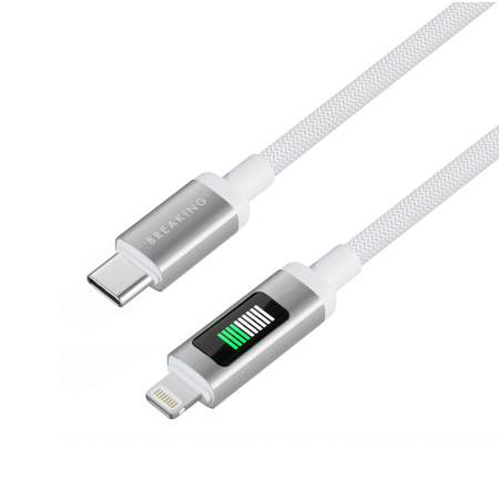 Breaking кабель Type-C/Lightning K33 1м (белый) 21733