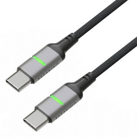 Breaking кабель Type-C/Type-C K36 1м (черный) 21740