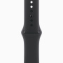 Apple Watch 10 46mm, алюминий, черный, спортивный черный ремешок M/L