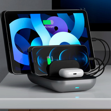 Satechi БЗУ Dock5 Multi-Device Charging Station (серый) ST-WCS5PM-EU