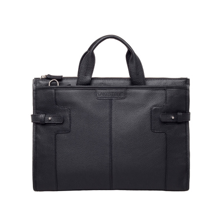 Lakestone сумка для MacBook 14.2 Courtney нат. кожа (черный)