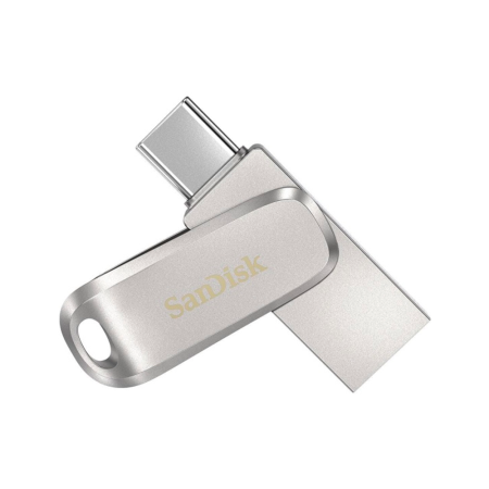 SanDisk флеш накопитель Ultra Dual Drive Luxe Type-C + USB A 256GB (серебристый) SDDDC4-256G-G46