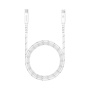 EnergEA кабель Type-C/Lightning NyloFlex C94 MFI 1.5м (белый) CBL-NFCL-WHT150