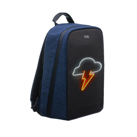 PixelBag рюкзак 13" с LED-дисплеем Pixel Plus Navy (темно-синий) + внешний павербанк GOLF 10000 mAh PixelBag рюкзак 13" с LED-дисплеем Pixel Plus Navy (темно-синий) + внешний павербанк GOLF 10000 mAh