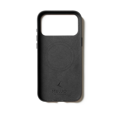 Mujjo чехол для iPhone 17 Pro Max Full Leather Case MagSafe (черный) MUJJO-CL-063-BK