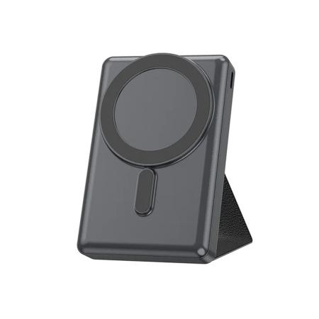 Wiwu внешний аккумулятор MagSafe с подставкой 20W 10000mAh (черный) JC-20 Wiwu внешний аккумулятор MagSafe с подставкой 20W 10000mAh (черный) JC-20