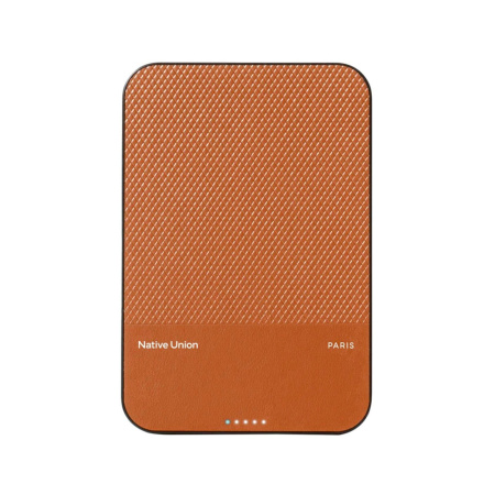 Native Union внешний аккумулятор MagSafe (Re)Classic Qi2 5000mAh (коричневый) PB-5KMS-TAN-Q2