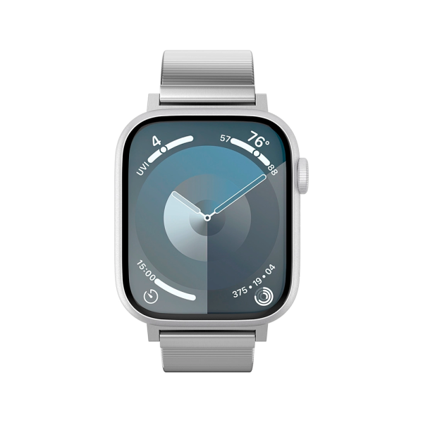 Spigen ремешок стальной Sleek Link 46/49 мм (серебристый) AMP07224