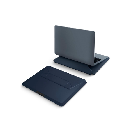 Uniq чехол-папка для MacBook 14.2 Oslo V.2 PU leather Magnetic Laptop (синий) OSLO(14)-NAVYBLUE