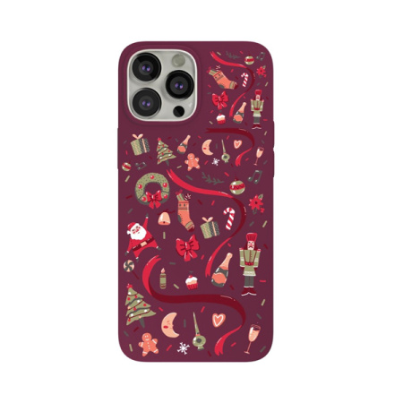 VLP чехол для iPhone 13 Pro Max Winter (темно-красный) vlp-SCA21-67CEMS VLP чехол для iPhone 13 Pro Max Winter (темно-красный) vlp-SCA21-67CEMS