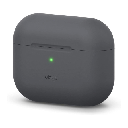 Elago чехол для AirPods Pro силиконовый Silicone Case (темно-серый) EAPPOR-BA-DGY