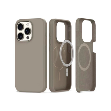 Tech-protect чехол для iPhone 15 Pro Max Silicone MagSafe (серый) 9319456606867 Tech-protect чехол для iPhone 15 Pro Max Silicone MagSafe (серый) 9319456606867