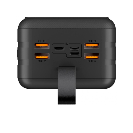 Deppa внешний аккумулятор NRG Turbo V2 22.5W 80000mAh (черный) 33643