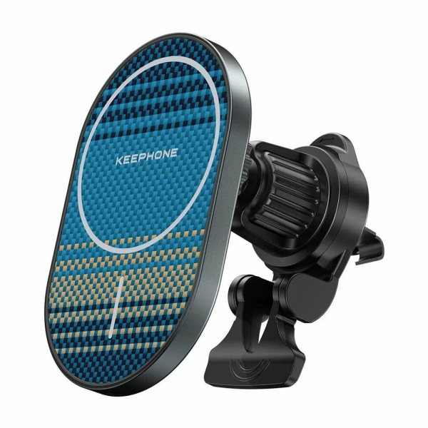 Keephone автодержатель Kevlar Seanova 15W MagSafe (синий)