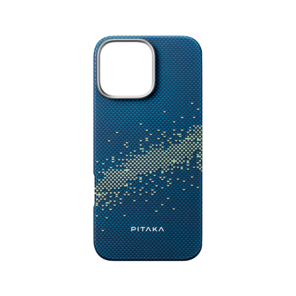Pitaka чехол для iPhone 16 Tactile Woven Case Milky Way MagSafe (принт)