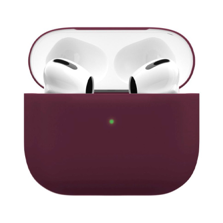 VLP чехол для AirPods 3 силиконовый Soft Touch (темно-красный) vlp-SCAP4-08MS