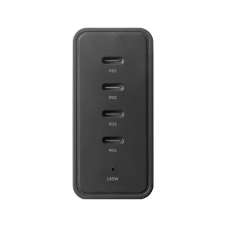 Native Union СЗУ PD Fast GaN Charger 140W 4x Type-C (черный) FAST-PD140-BLK-EU Native Union СЗУ PD Fast GaN Charger 140W 4x Type-C (черный) FAST-PD140-BLK-EU