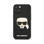 Karl Lagerfeld чехол для iPhone 14 3D Rubber Karl Head (черный) KLHCP14SKH3DBK