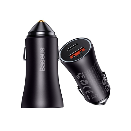 Baseus АЗУ Golden 60W USB A + Type-C (серый) CGJM000113