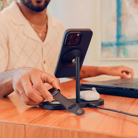 uBear БЗУ Stage Pro Kevlar 3 в 1 Magnetic (черный) WL16BL31-AW