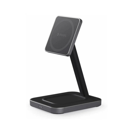 Deppa БЗУ MageSafe Stand For iPhone and Airpods 20 Вт (черный) 24016