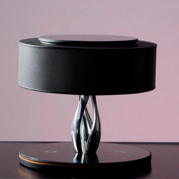 HomeTree Dance умный светильник (колонка-быстрая зарядка-светильник) (темный шпон) YT-M2202-N1M2