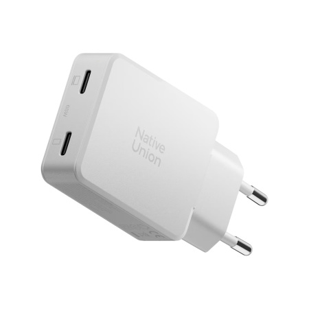 Native Union СЗУ Pocket GaN Charger 65W 2x Type-C (белый) POCK-PD65-WHT-EU