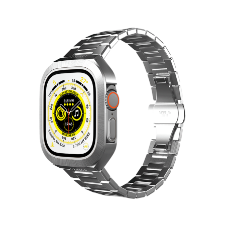 Levelo ремешок стальной Royal 46/49 мм (серебристый) Royal