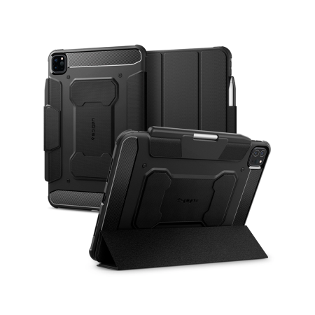 Spigen чехол для iPad Pro 11 (2024) Rugged Armor Pro (черный) ACS07017